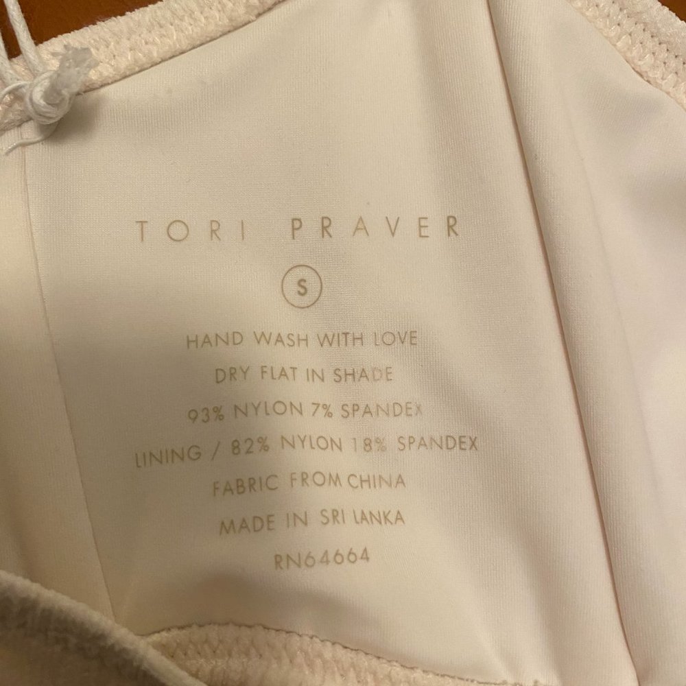 NWT Tori Praver Cheri Bandeau Sz S - Picture 4 of 4